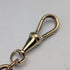 Antique rolled gold Albert chain cross fob
